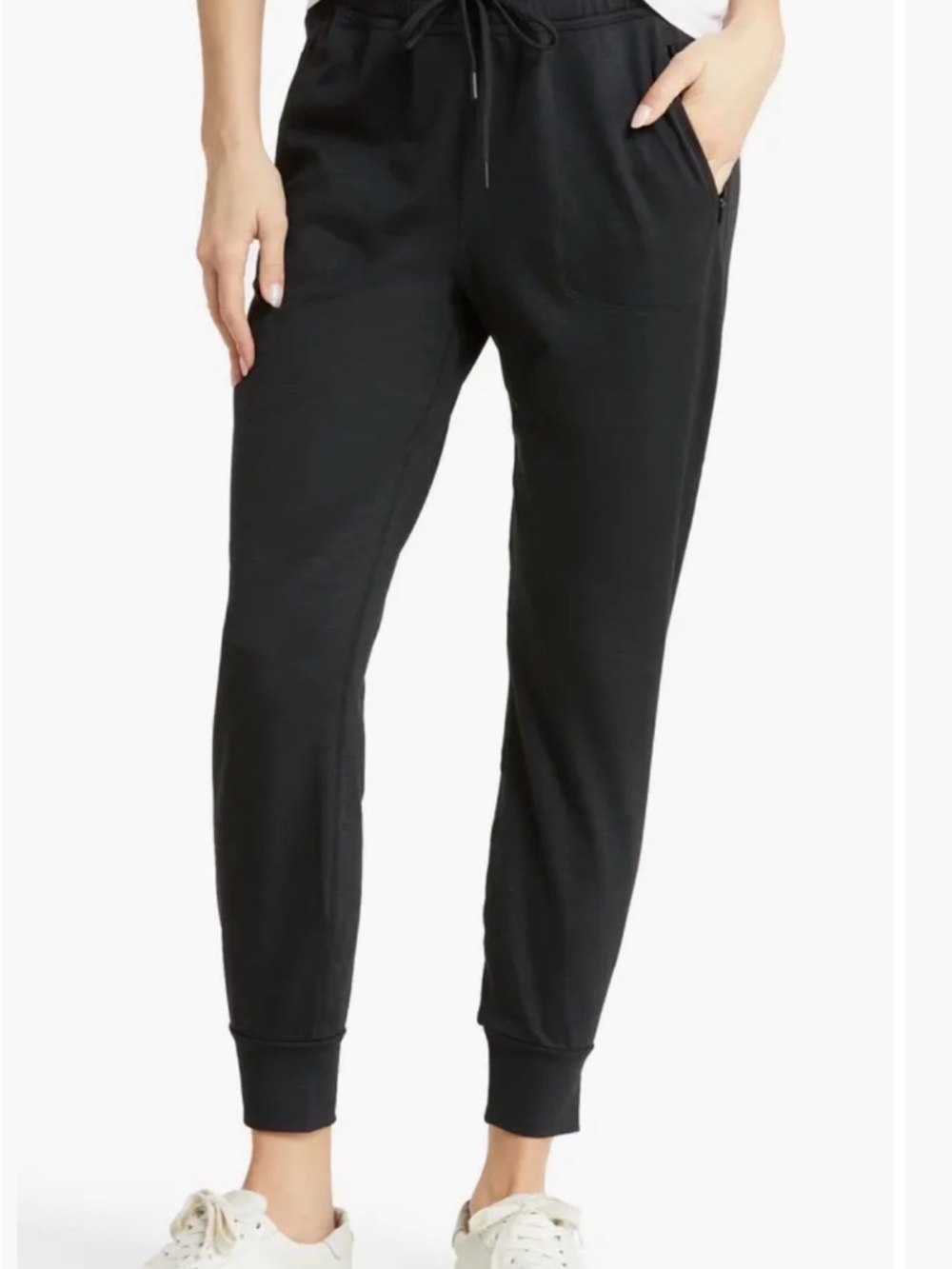 Beyond Yoga Street Rib Joggers Cream/Black
